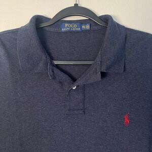 POLO Ralph Lauren Short Sleeve Polo - Mens XXL - Navy with Red Polo Logo